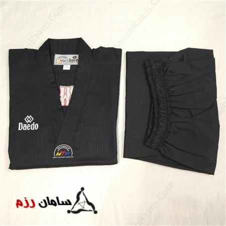 Taekwondo Daedo black uniform - لباس تکواندو مشکی Daedo