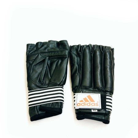Adidas leather half gloves claws - دستکش نیم پنجه چرم کونگفو