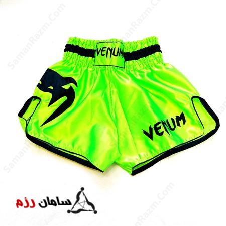 شورت کیک بوکس VENUM اصلی Green - Original VENUM kick box short