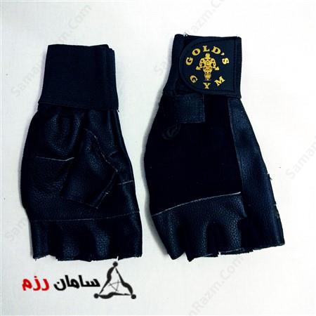 Bodybuilding gloves - دستکش بدنسازی طرح چرم مخصوص آقایون