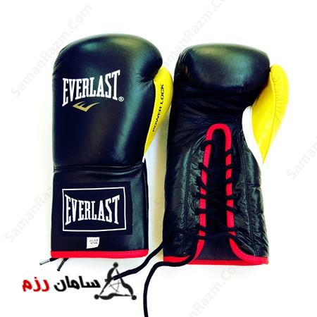 دستکش بوکس چرم EVERLAST - EVERLAST leather boxing gloves