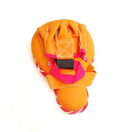 Handmade leather mitts - میت پنجه ای ساعددار چرمی