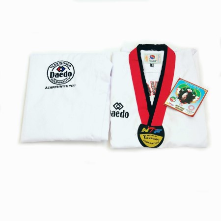 لباس تکواندو تمام گلدوزی کبریتی طرح Daedo - Taekwondo uniform designs Daedo